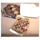 Quilt Squares w/ quilted white back - unfinished