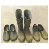 Lot of outside work shoes