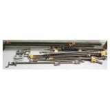 Lot of assorted bar & "C" clamps