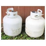 Lot of 2 Propane tanks