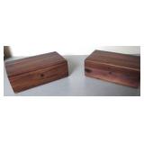 2 Cedar Boxes w/ Embroidery Thread