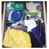 Drawer Lot of Quilting Scraps & More
