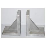 Handmade Metal Bookends - heavy