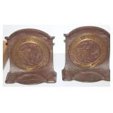 Brass Bookends - heavy - Purdue University