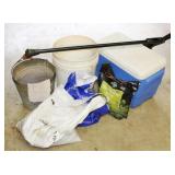 Buckets, cooler & more