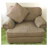 Oversize upholstered Chair by Temple Ink