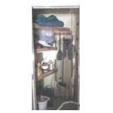 Closet lot of assorted items