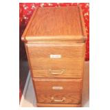 Hand Crafted oak wood file cabinet