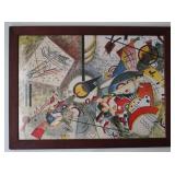 Framed Puzzle in Hand Crafted Frame