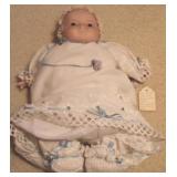 Vintage Porcelain face/hands Baby doll