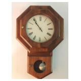 Hand Crafted Wall Clock w/ Pendulum