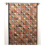 Handmade Quilted Wall Hanging w/ Frame