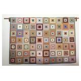 Handmade Quilted Wall Hanging w/ Frame
