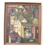 Oil on canvas in handcrafted frame - 1966/67