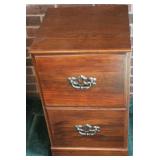 2-Drawer Wood file cabinet