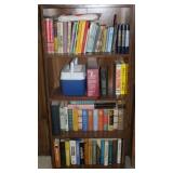 Bookshelf w/ assorted contents
