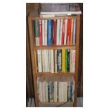 Bookshelf w/ assorted contents (books)