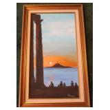 Oil on Canvas-signed