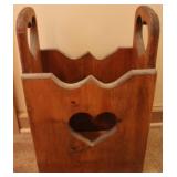 Wood Magazine Holder