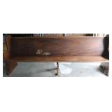 Vintage wood Church Pew