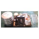 Tray lot of assorted items