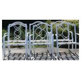 Set of 6 outdoor chairs