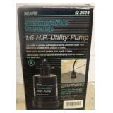 Sears 1/2 HP Utlity pump in box
