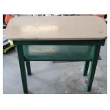 Painted wood table