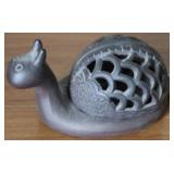 Cast Iron Snail Incense Holder