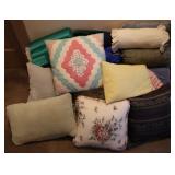 Lot of assorted throw pillows