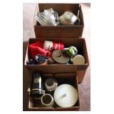 3 boxes of assorted items