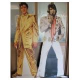 Pair of Elvis Cardbaord cutouts