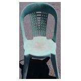 Plastic outdoor chair