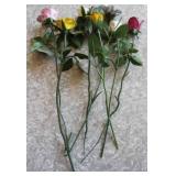 Cermaic Flowers 7pc set