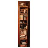 Wood Shelf w/ contents