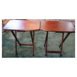 Pair of wood TV Trays