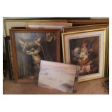 Lot of assorted frame prints