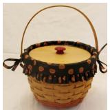 1995 Longaberger Pumpkin Basket Combo w/ lid