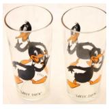 Pair of Daffy Duck Glasses 1973 by Pepsi