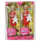 2 Coca-Cola Barbies