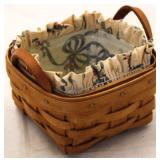 1992 Longaberger Sweet Basil Booking Basket