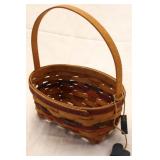 1992 Longaberger Easter basket w/ heart ornament