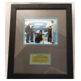 Willie Wonka photo w/ Golden Ticket, signed