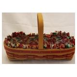 1995 Longaberger Long Tulip Flower Basket
