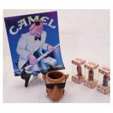 Camel calendar with koozie & coke ornaments