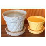 2 pc. lot McCoy Planters