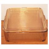 Pink Glass Refrigerator Dishes