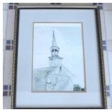 Framed Church Print