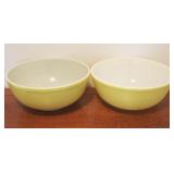 2 pc. Pyrex Mixing Bowls