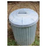 Metal Trash can